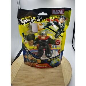 Heroes of Goo Jit Zu Marvel Hero Pack Thor Action Figure Toy New 2021 Squishy